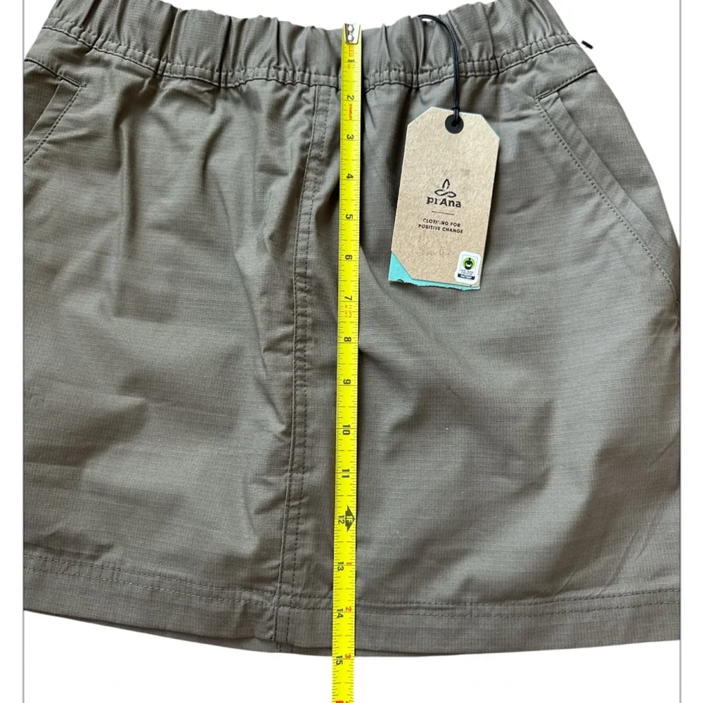 Prana Women’s Elastic Waist Double Peak Skort Size 2 Brand New - Picture 4 of 8